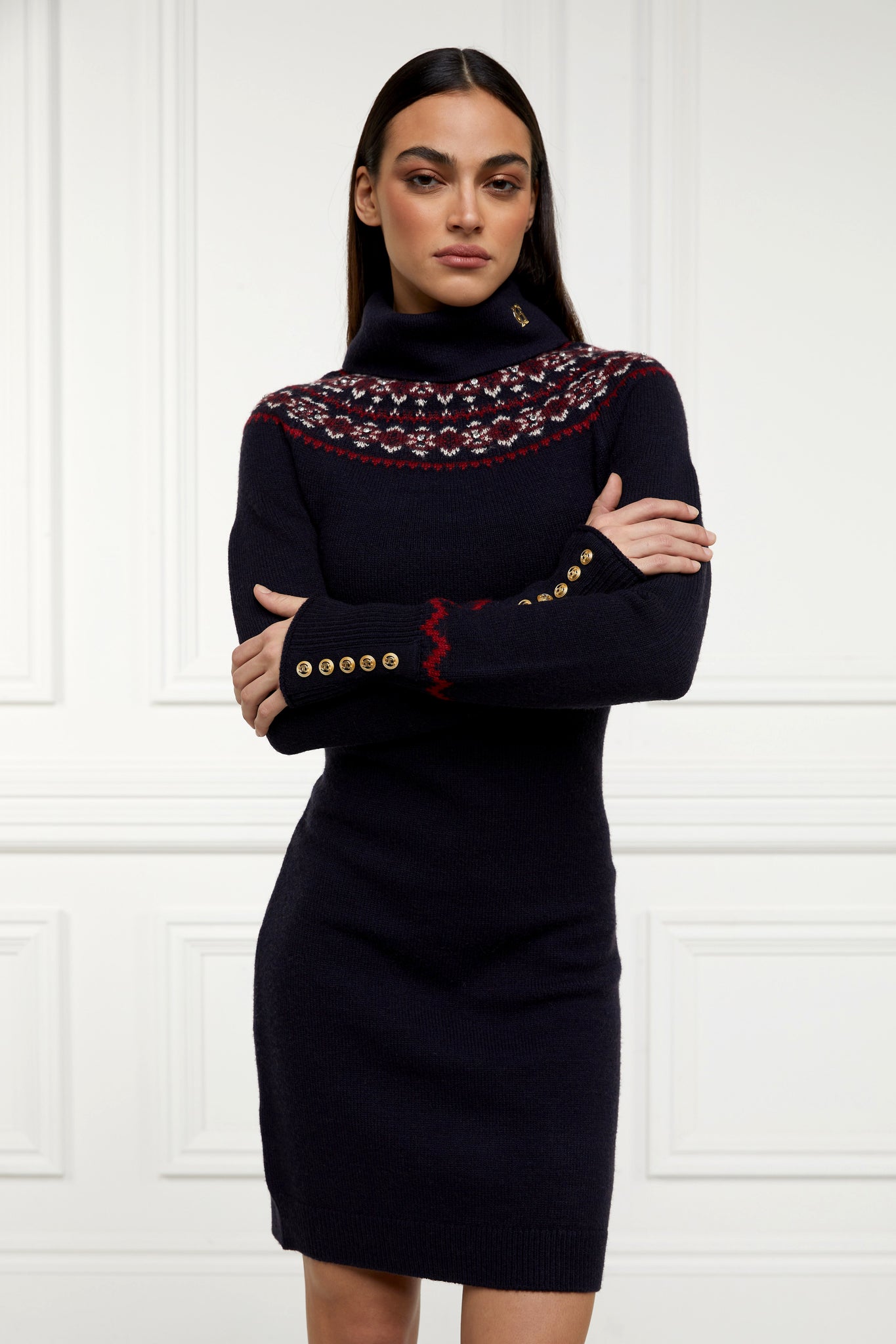 Jennifer Knit Dress (Ink Navy)