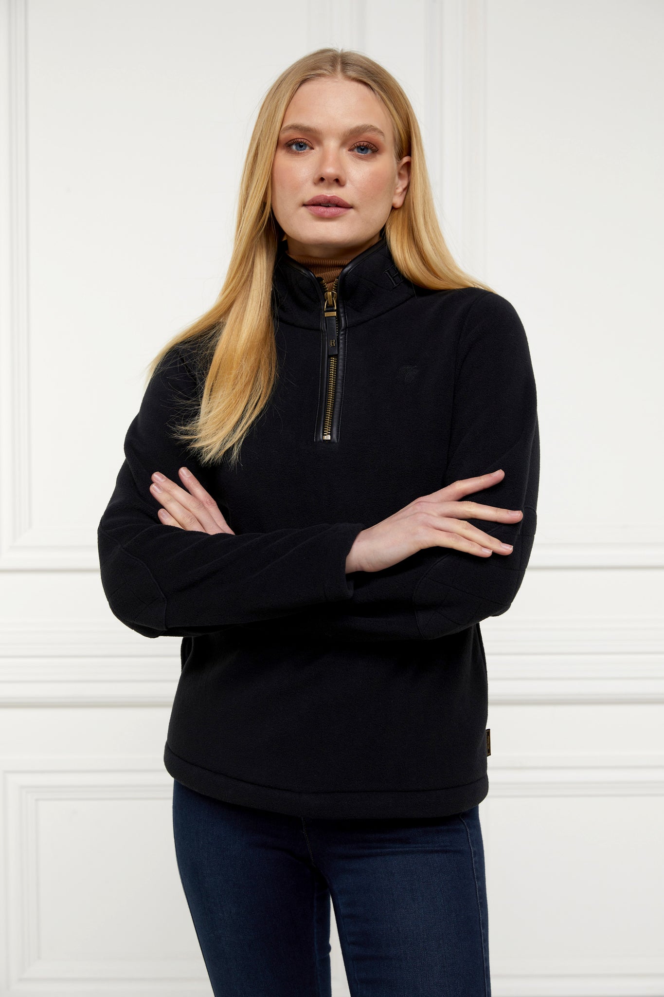 Country Fleece Quarter Zip (Black)