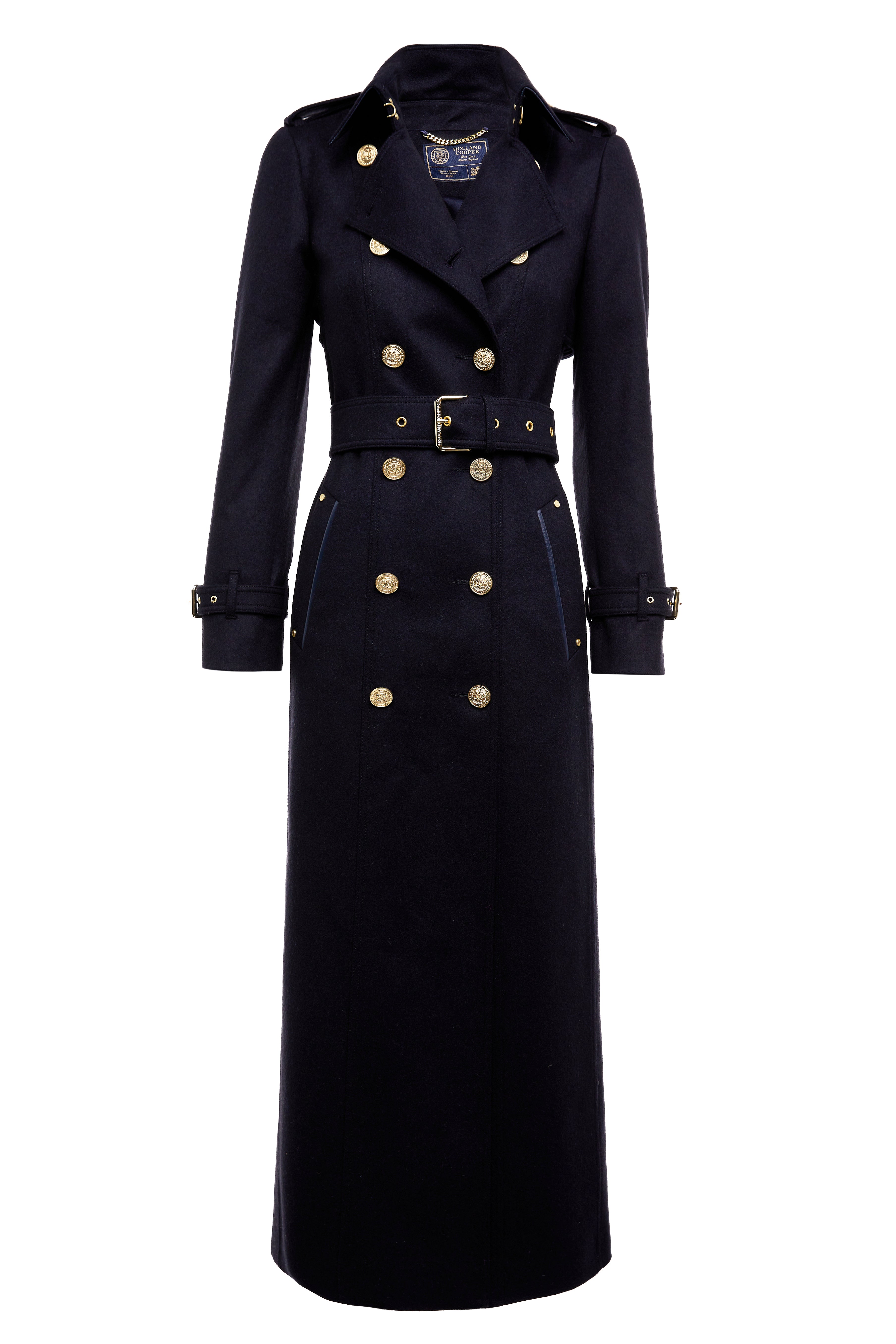 Full Length Marlborough Trench Coat (Soft Navy) – Holland Cooper