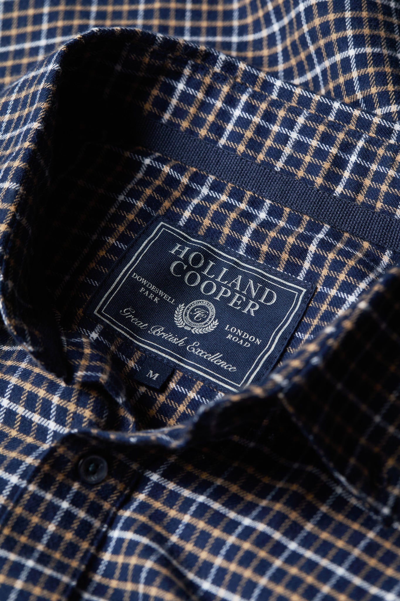 Classic Button Down Shirt (Cheltenham Navy Check)