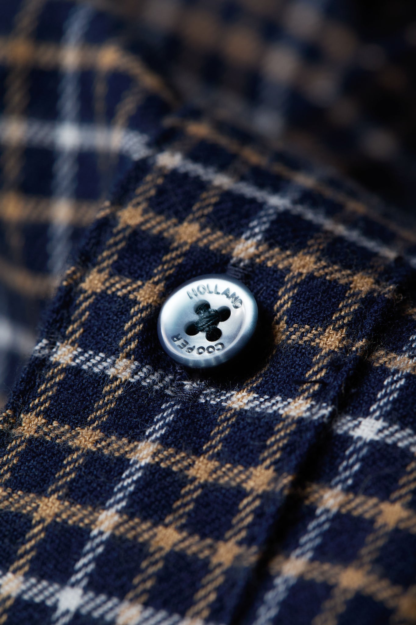 Classic Button Down Shirt (Cheltenham Navy Check)