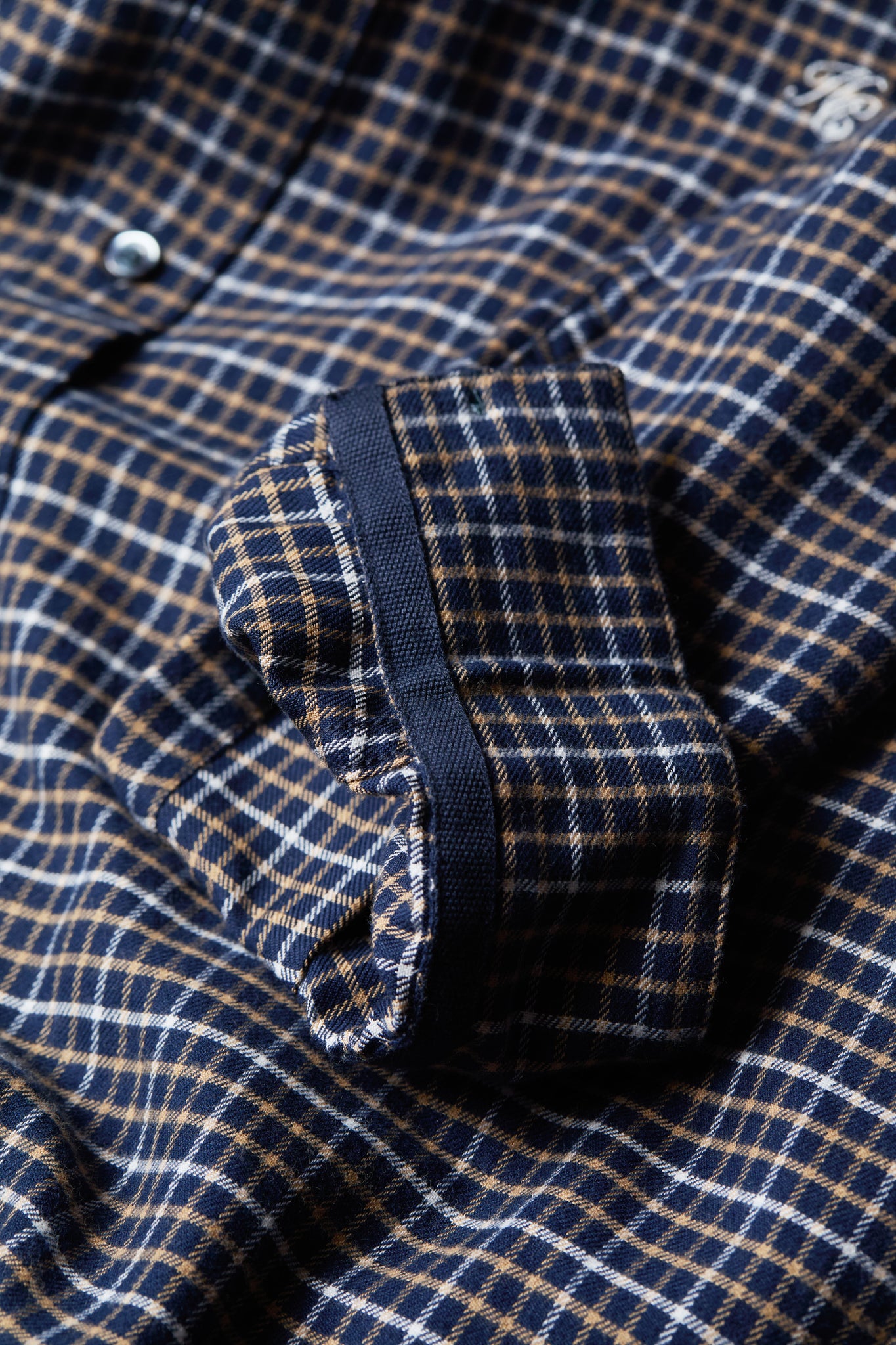 Classic Button Down Shirt (Cheltenham Navy Check)