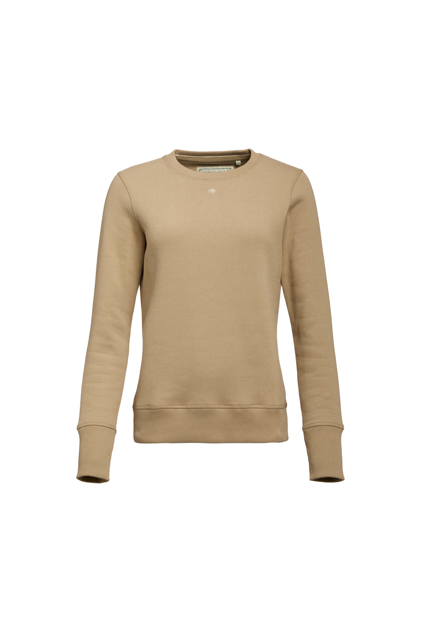 Monogram Crew Neck Sweat (Oatmeal)