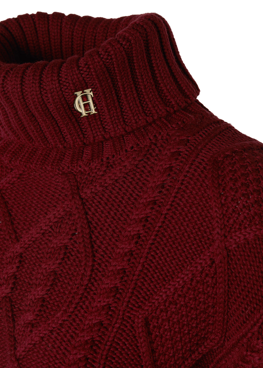 Noveli Cable Knit (Wine)