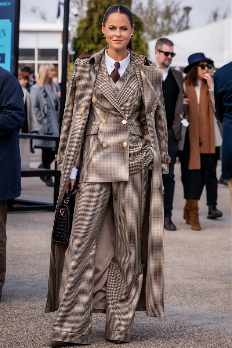 Full Length Marlborough Trench Coat (Westminster Tweed)