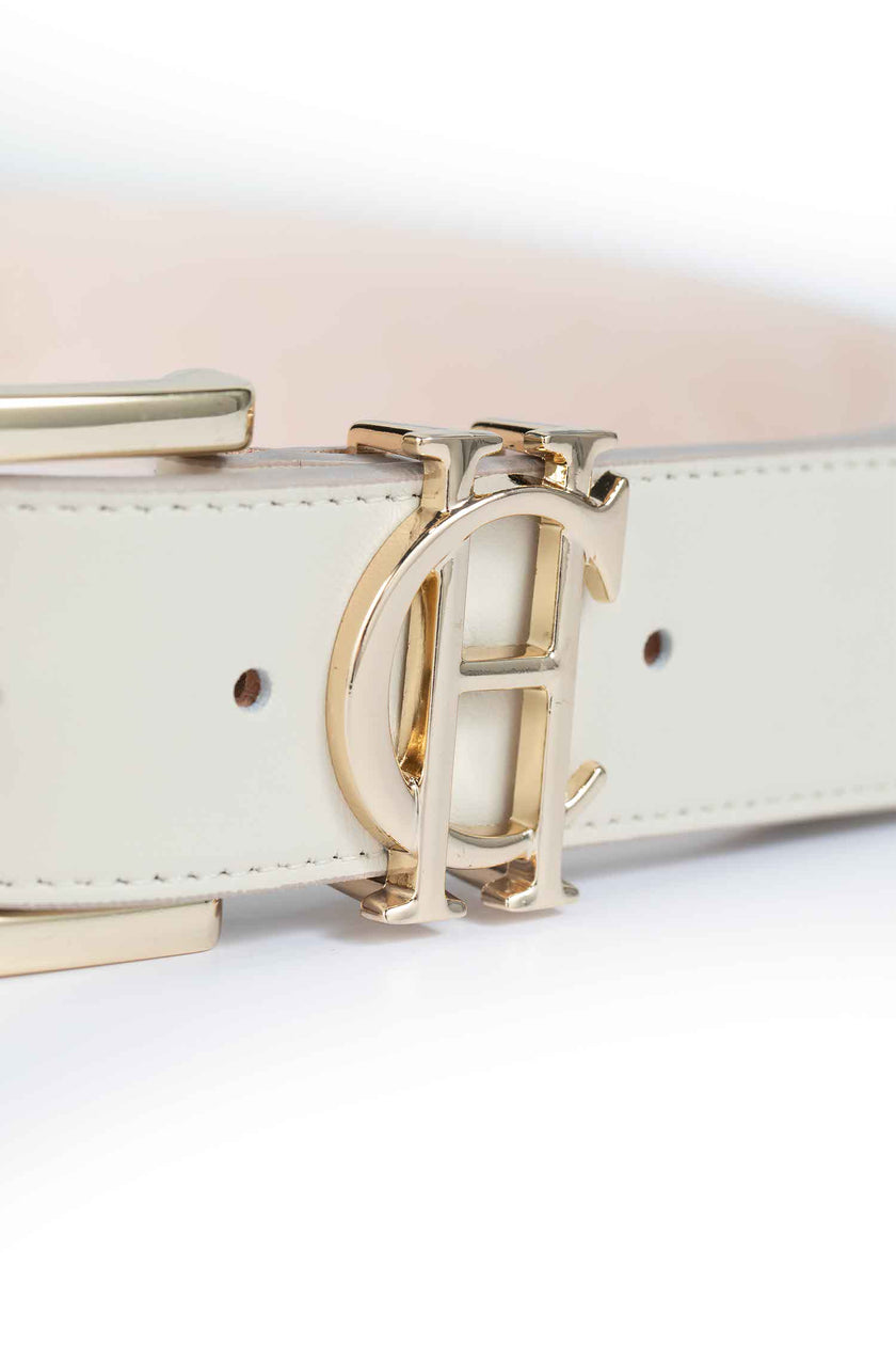 HC Classic Logo Belt (Soft Cream)