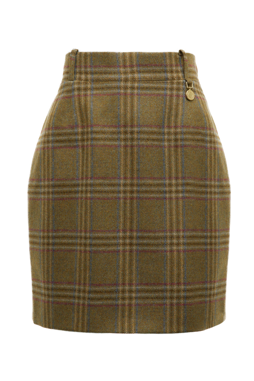 Regency Skirt (Avebury Green Check) – Holland Cooper