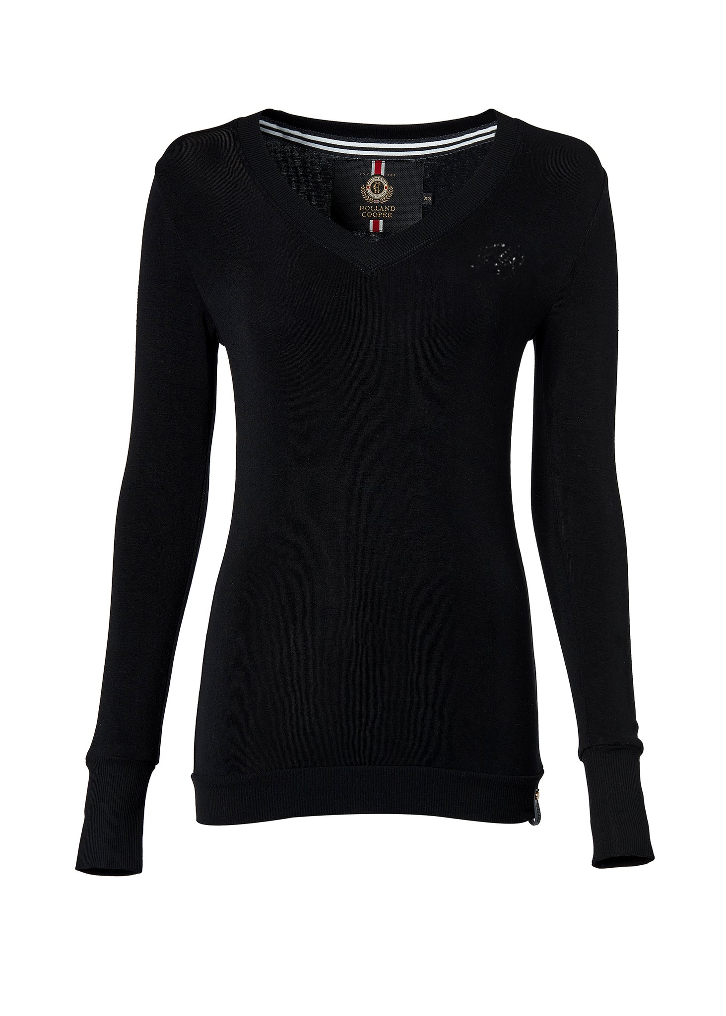 Soft Touch V-Neck (Black)