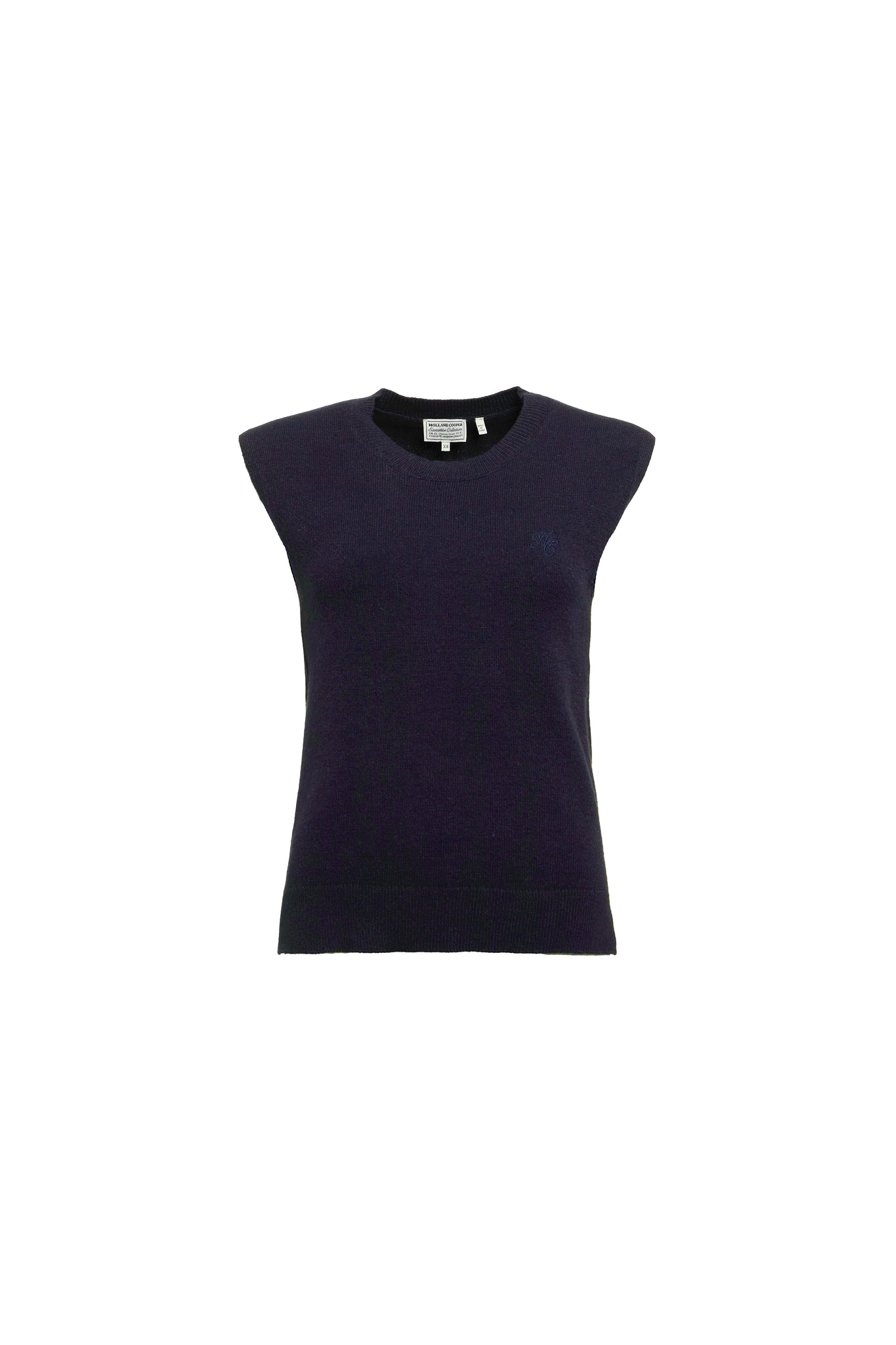 Sarah Knitted Tank (Ink Navy)