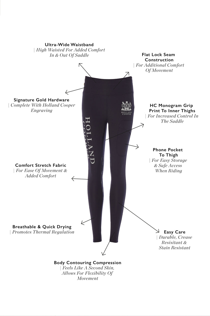 Sport Legging (Ink Navy)