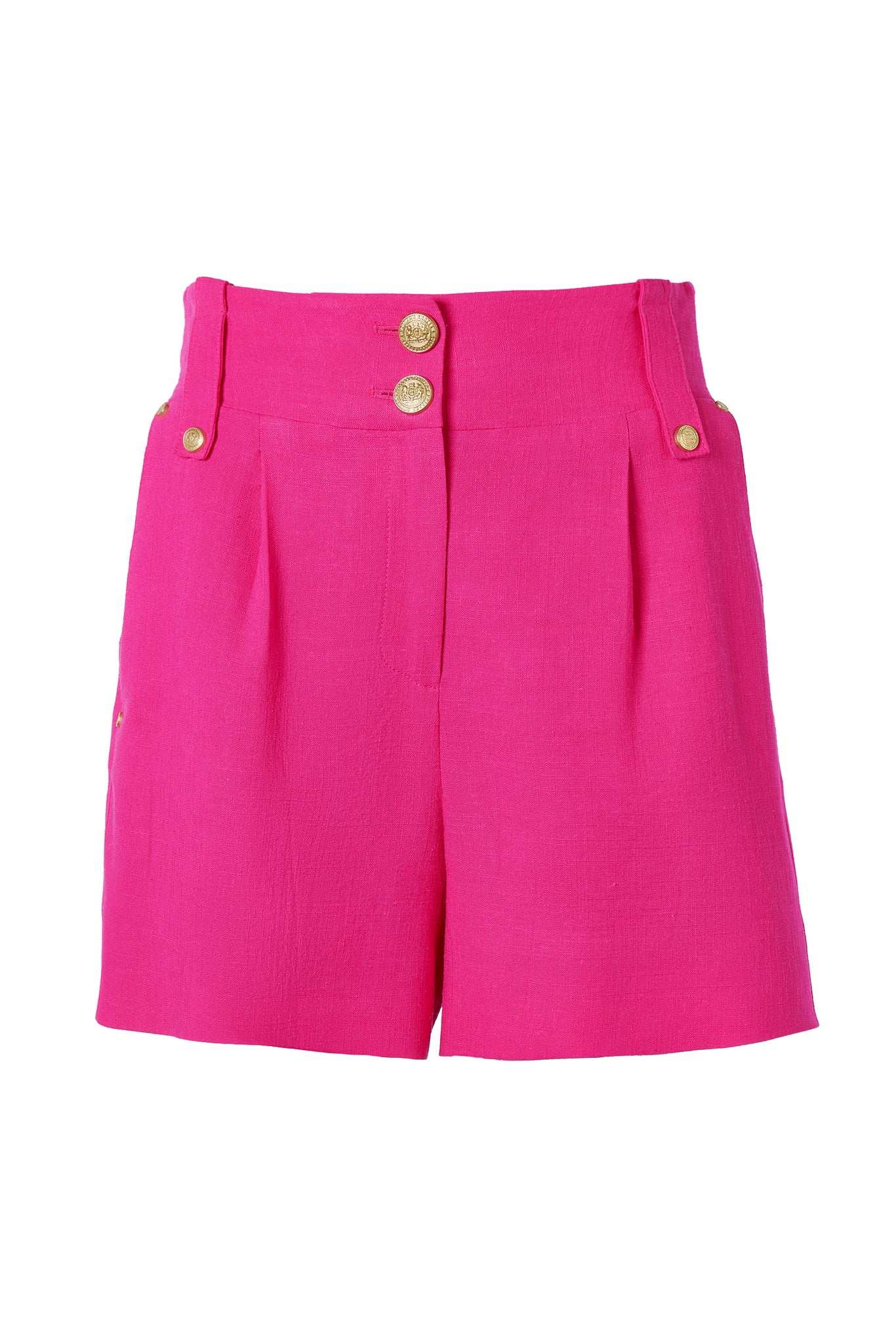 The Hot Pink Linen Suit