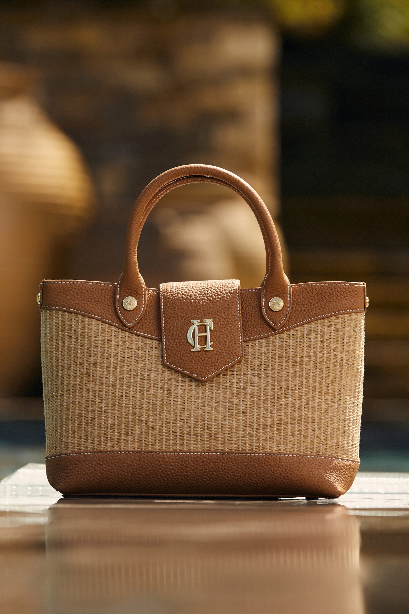 Valencia Mini Tote (Tan)