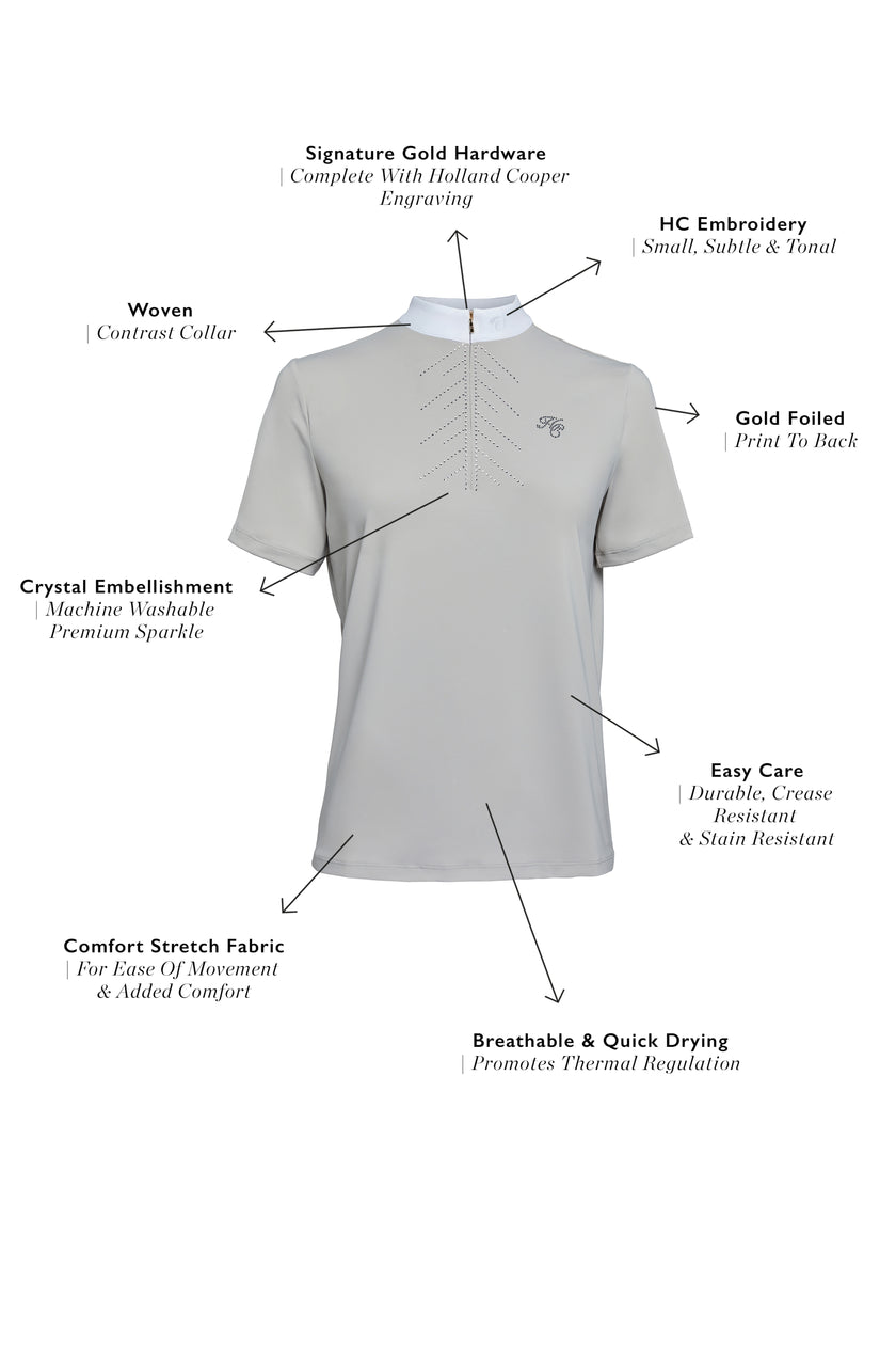 Windsor Short Sleeve Base Layer (Pebble)