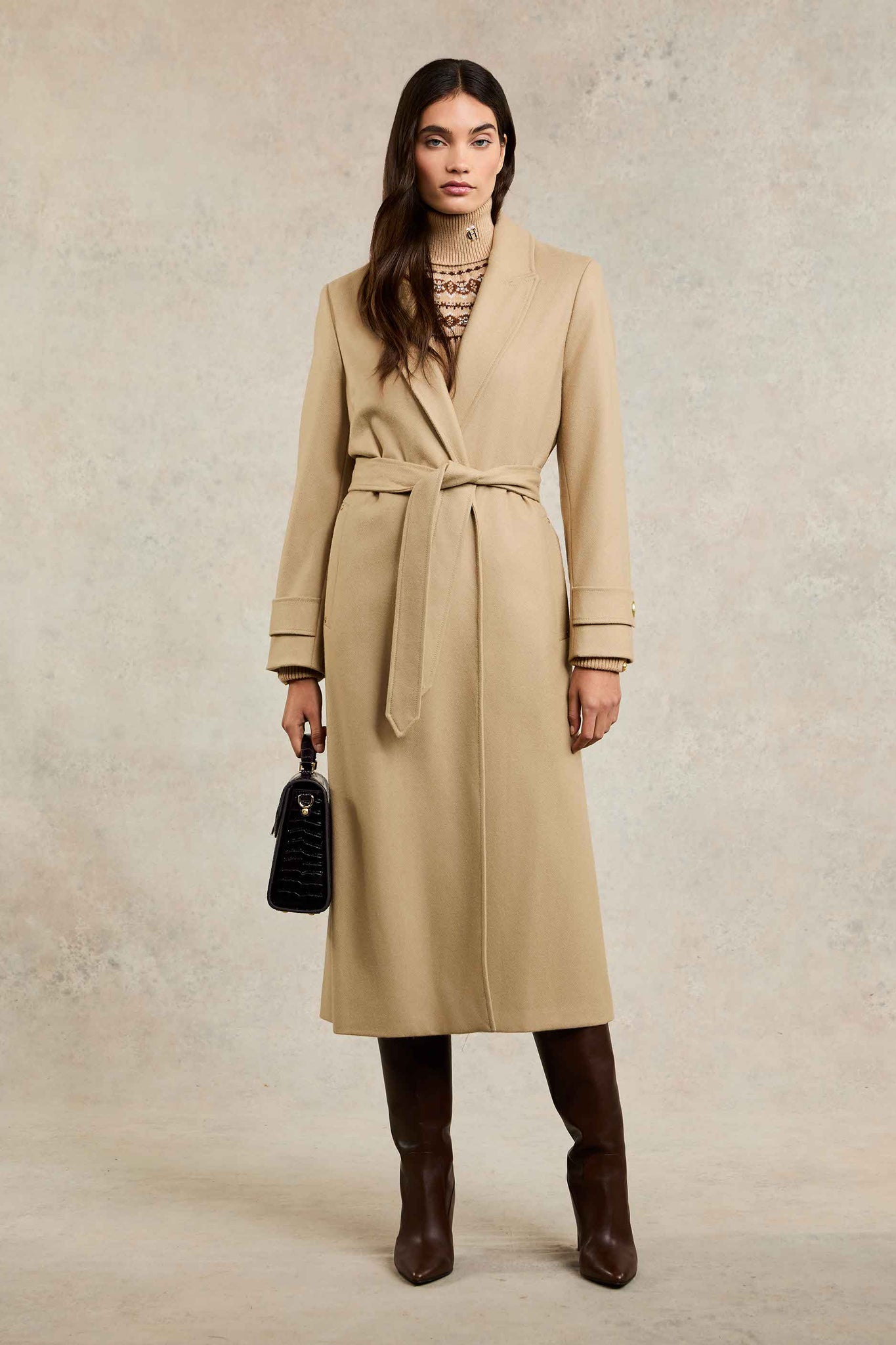 Wrap Coat (Camel)