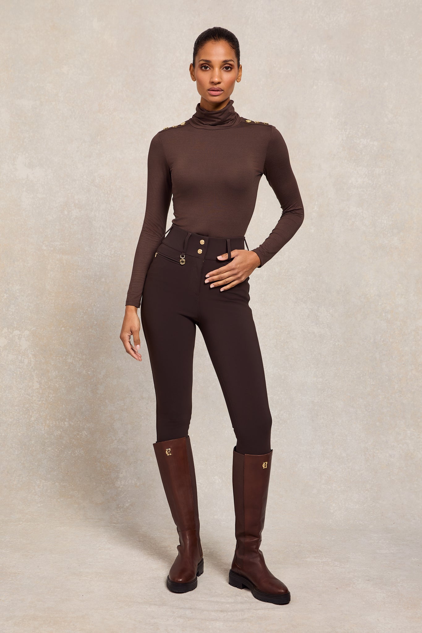 Contour Trouser (Chocolate)