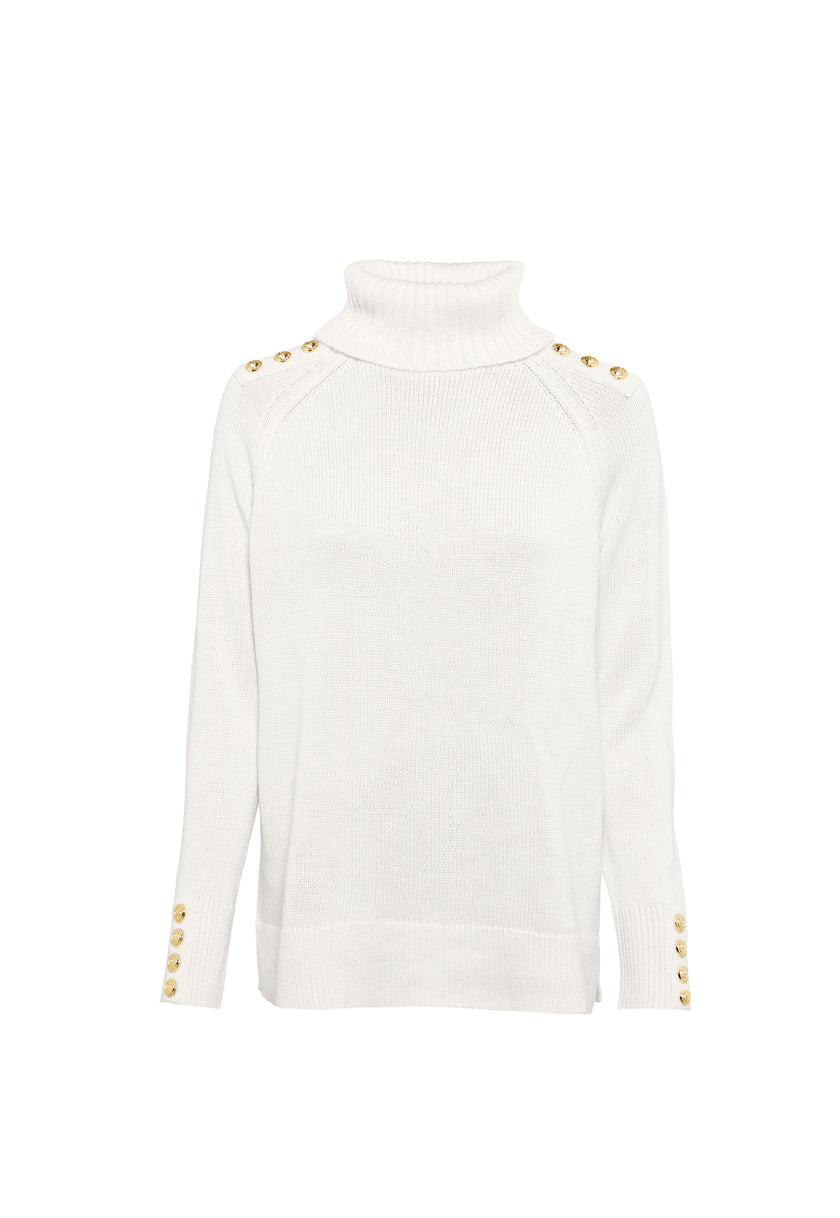 Finsbury Roll Neck (Oyster)