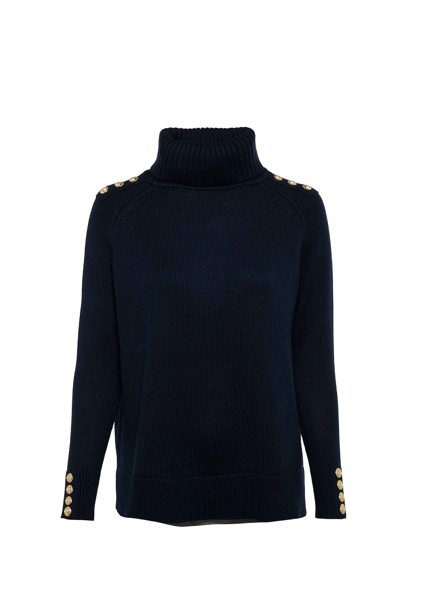 Finsbury Roll Neck (Ink Navy)