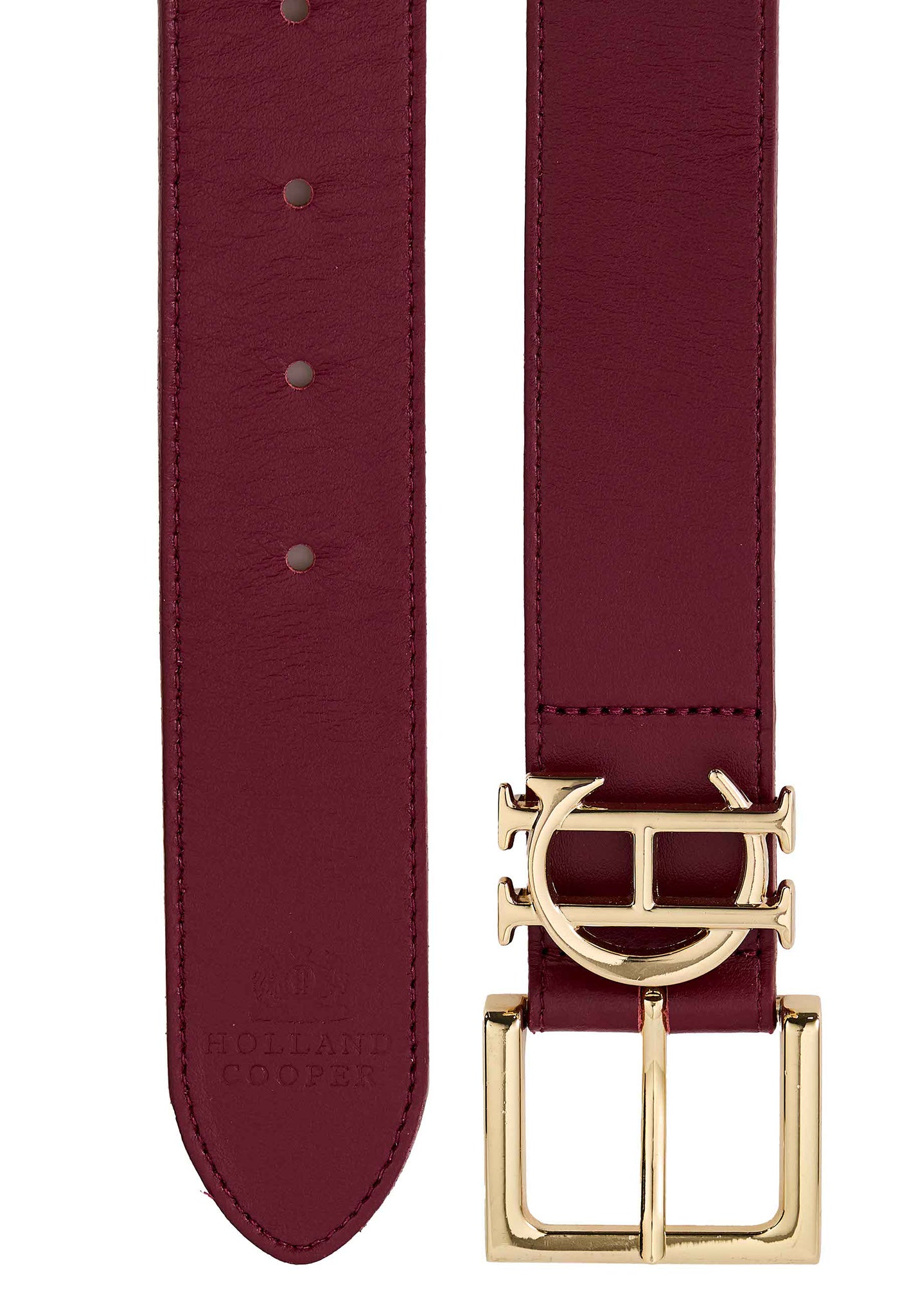 HC Classic Logo Belt (Oxblood)