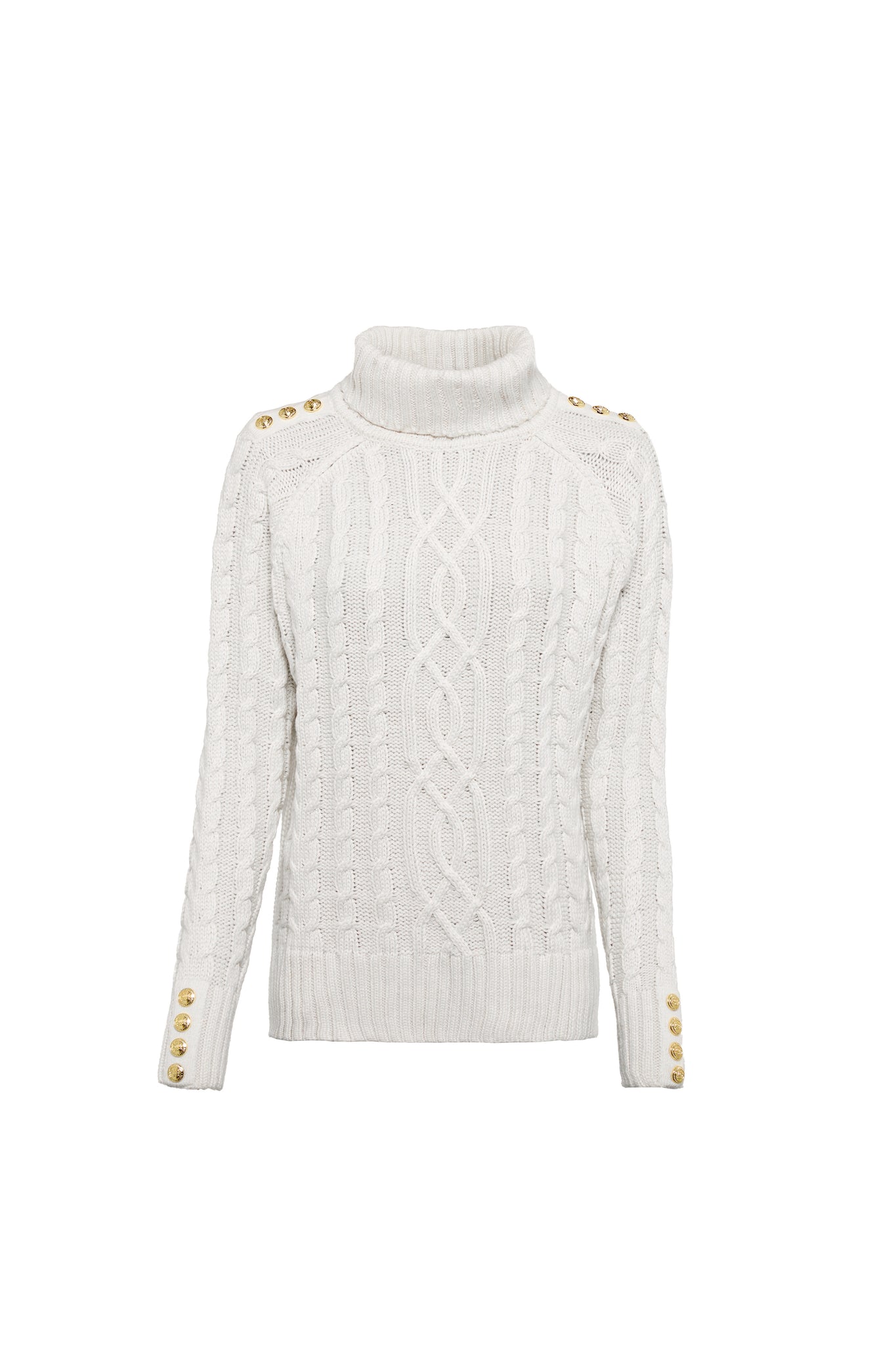 Ontario Roll Neck Knit (Winter White)