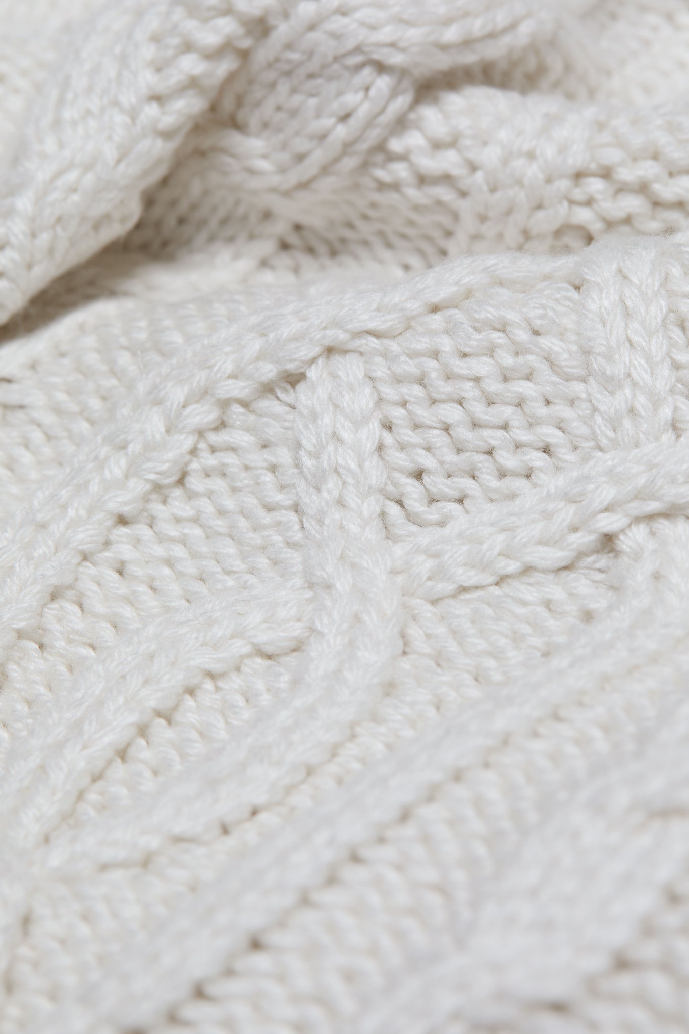 Ontario Roll Neck Knit (Winter White)