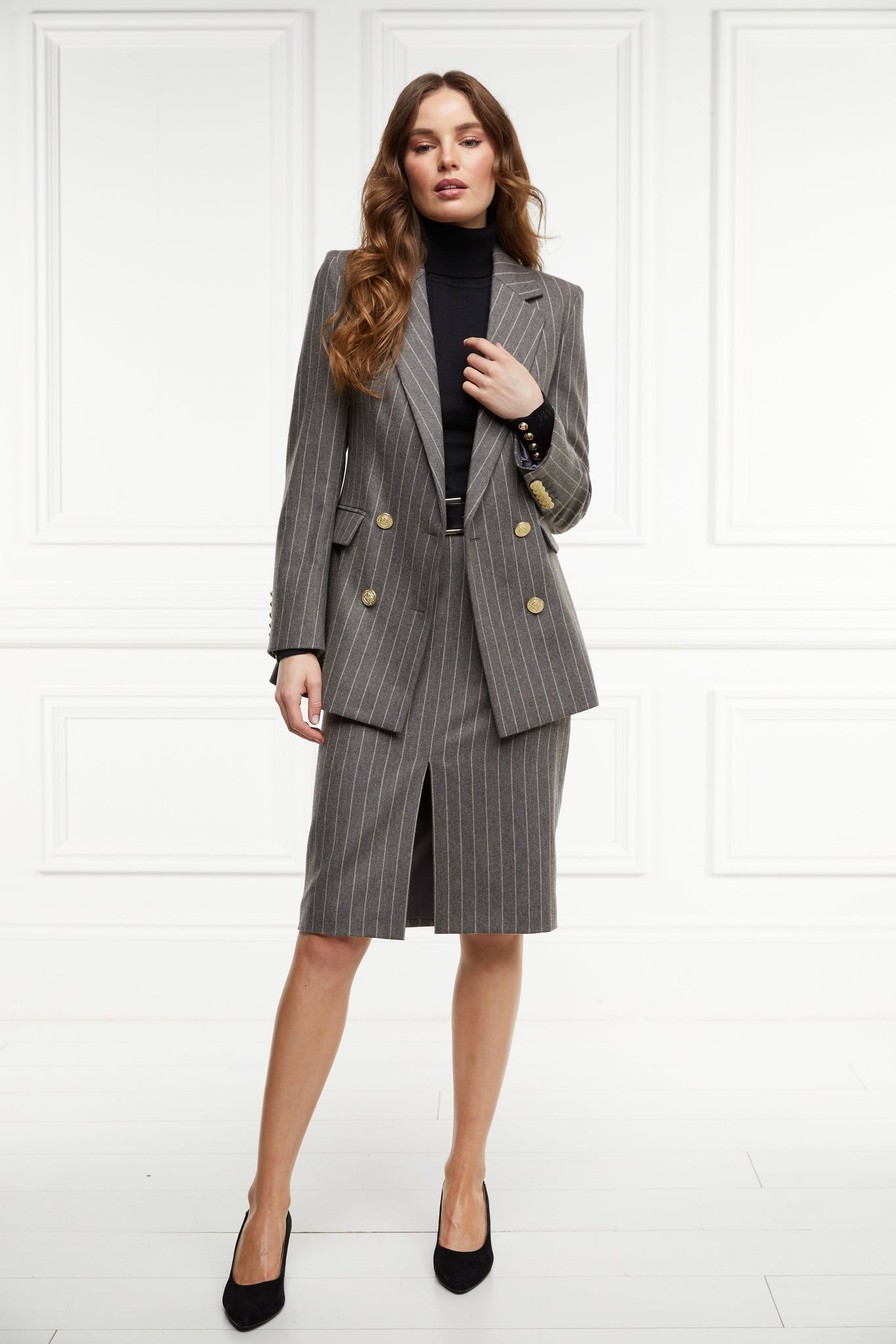 The Soft Grey Pinstripe Suit