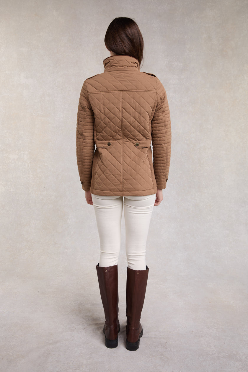 Juliana Quilted Jacket (Coffee)