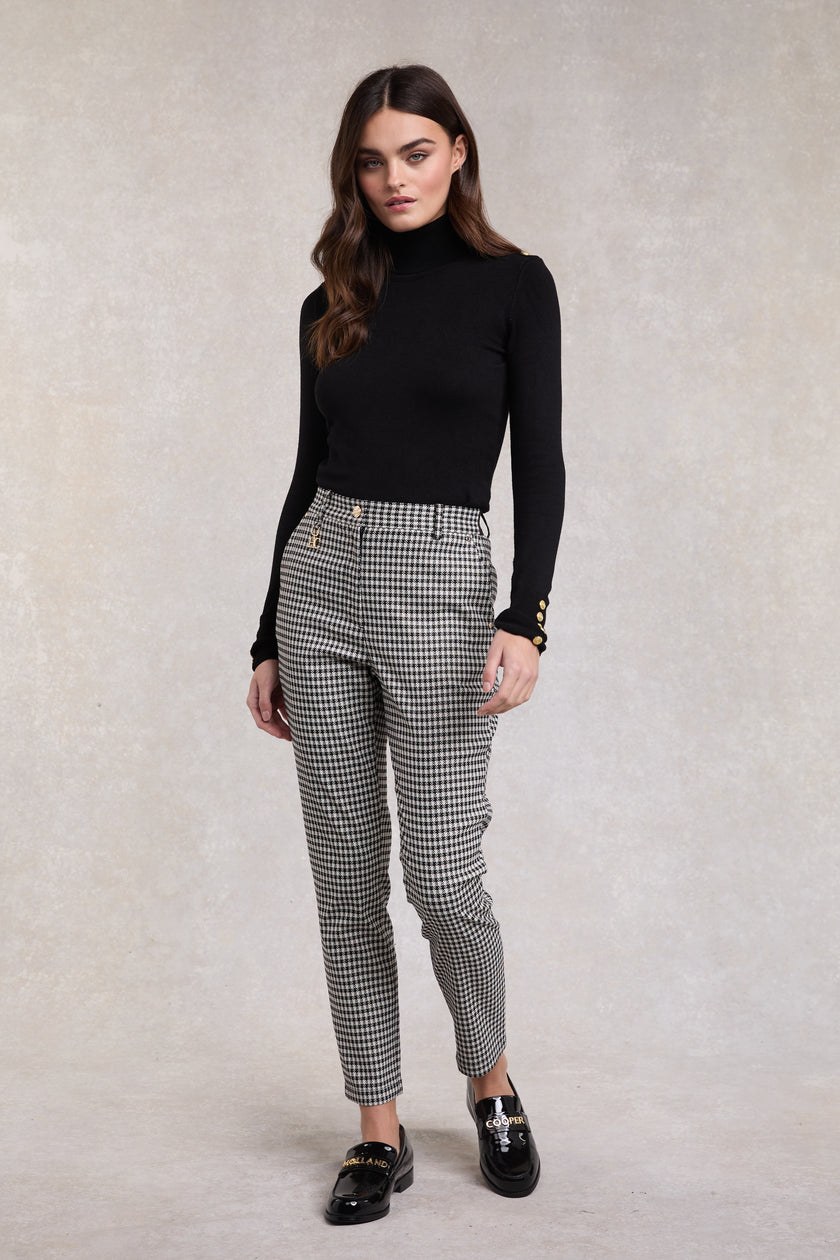 Charlton Trousers (Houndstooth Gold)