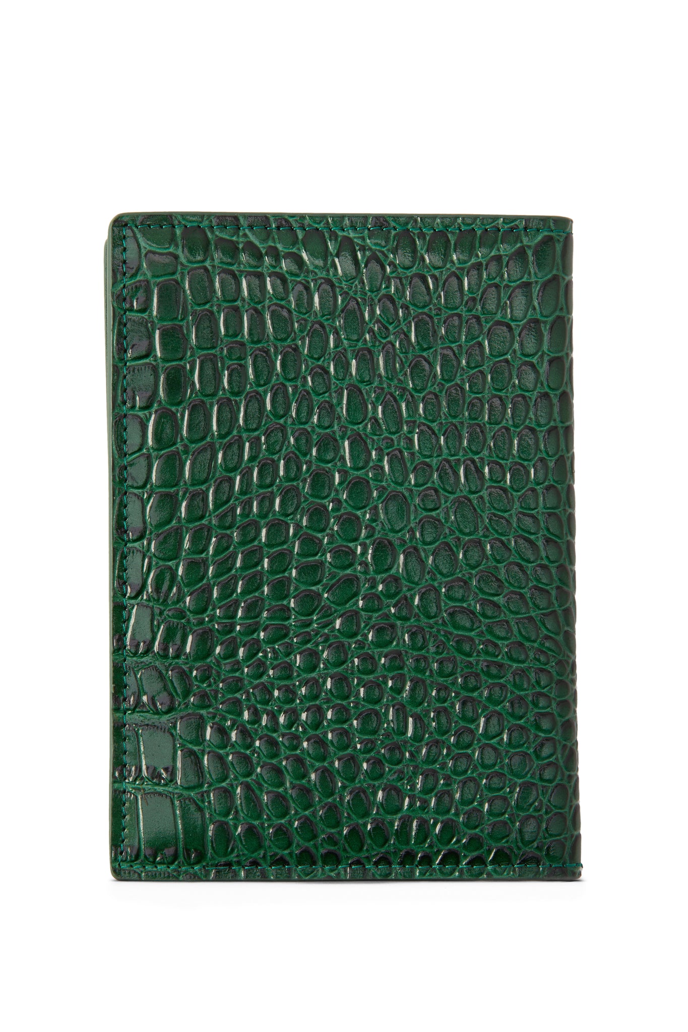 Chelsea Passport Holder (Emerald Croc) – Holland Cooper