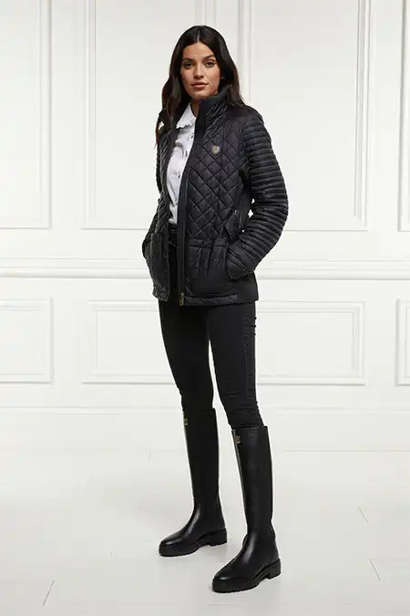 Juliana Belted Jacket (Black)