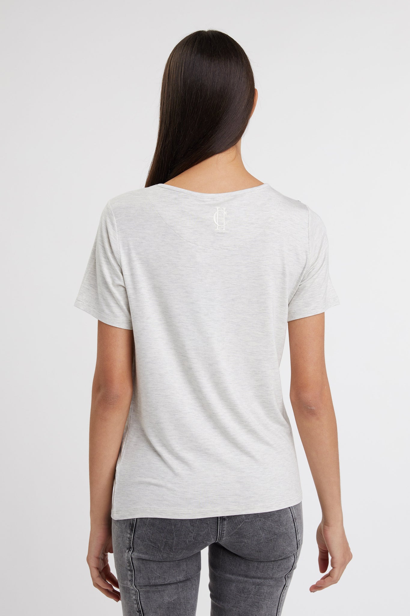 Relax Fit Crew Neck Tee (Ice Marl)