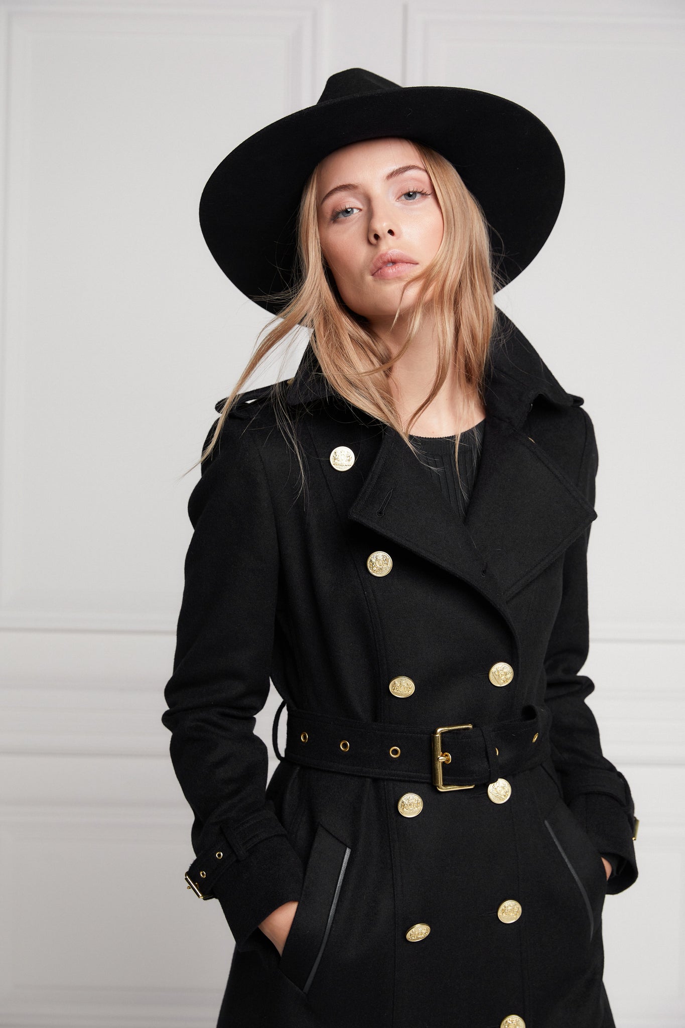 The Jessica Wool Hat (Black)