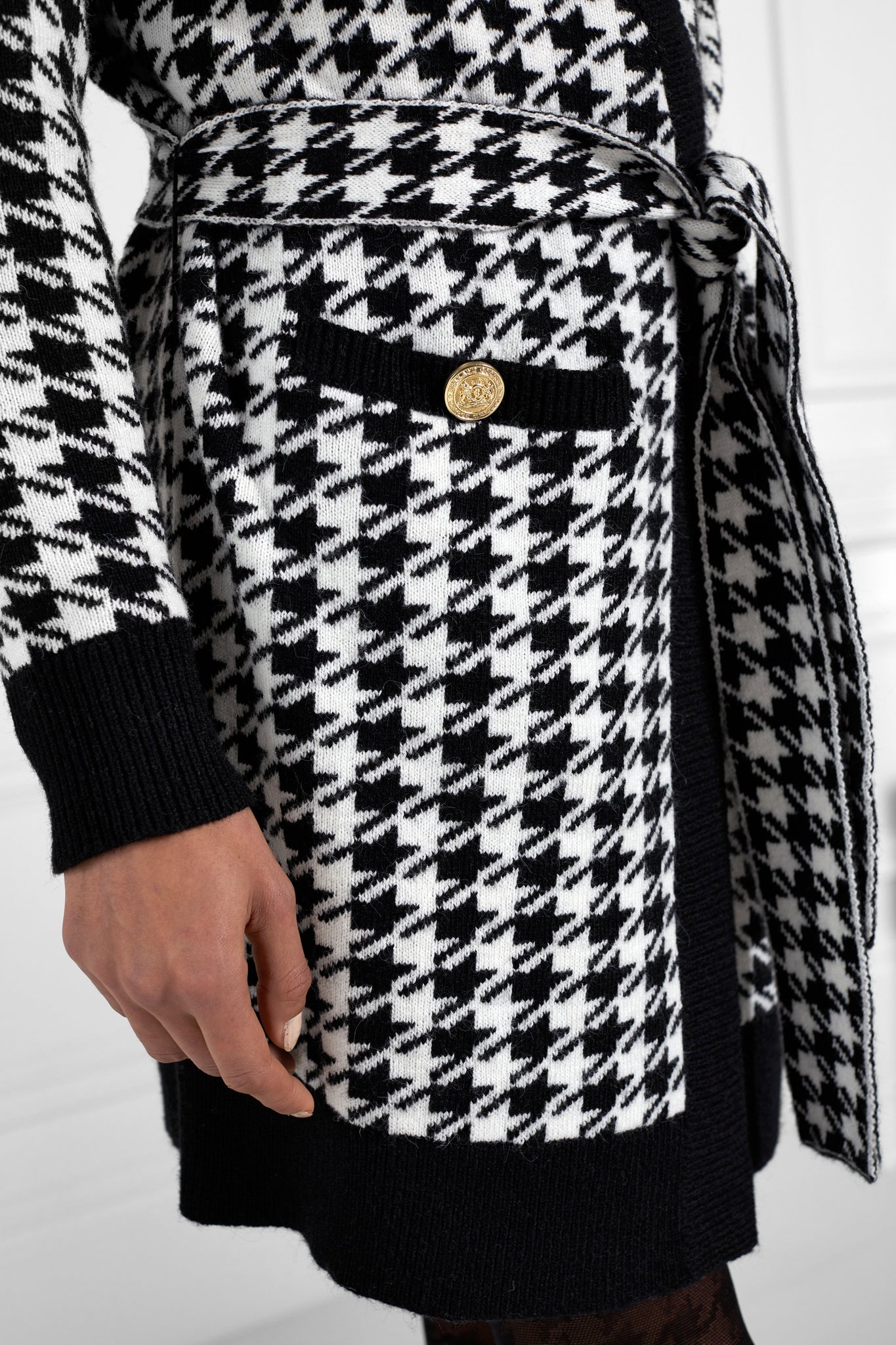 Windsor Heritage Cardigan (Houndstooth)