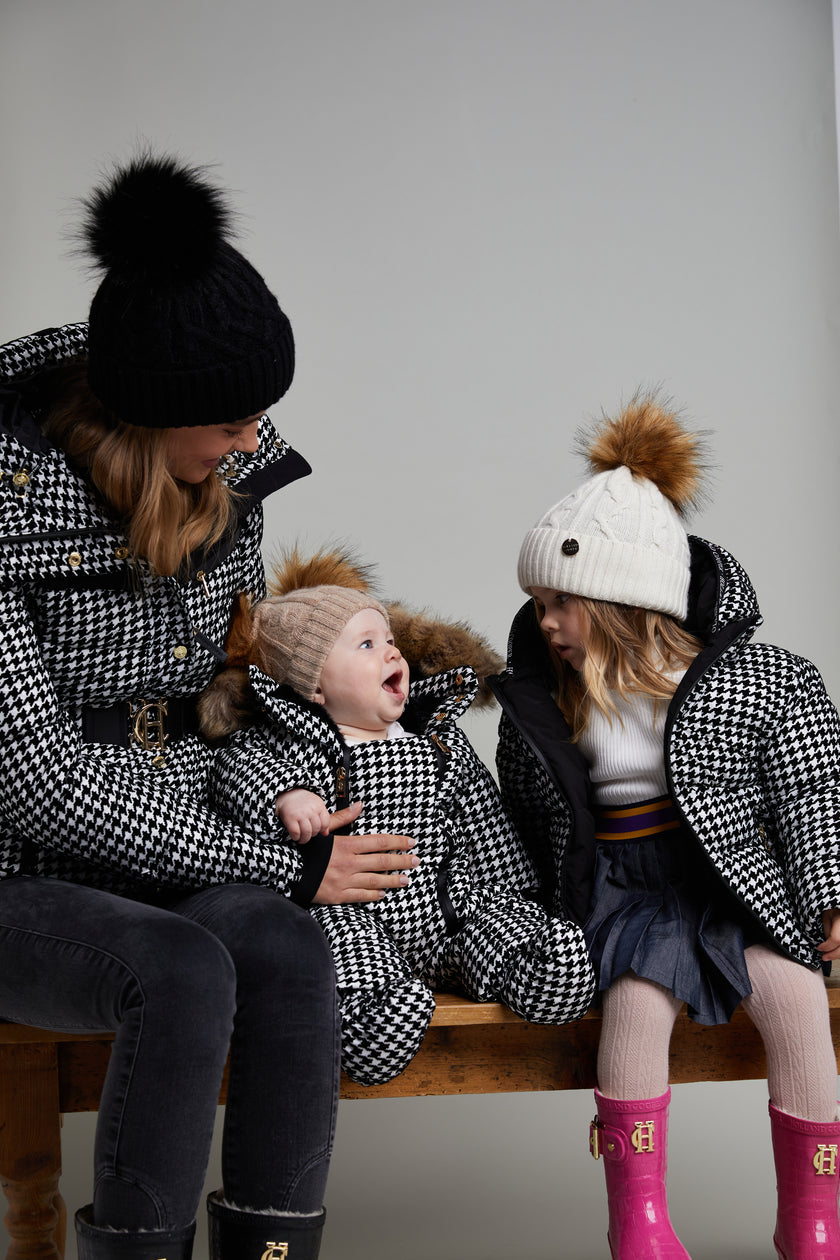 Mini Me - Houndstooth Snowsuit