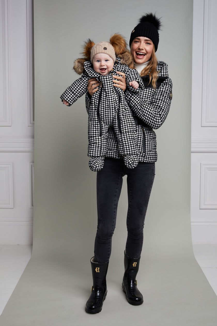 Mini Me - Houndstooth Snowsuit