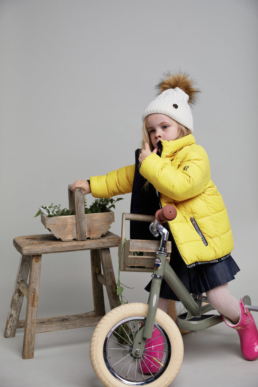 Little Reversible Puffer (Navy Quack Yellow)