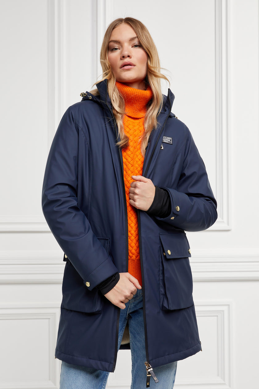 Brecon Winter Rain Coat (Ink Navy)