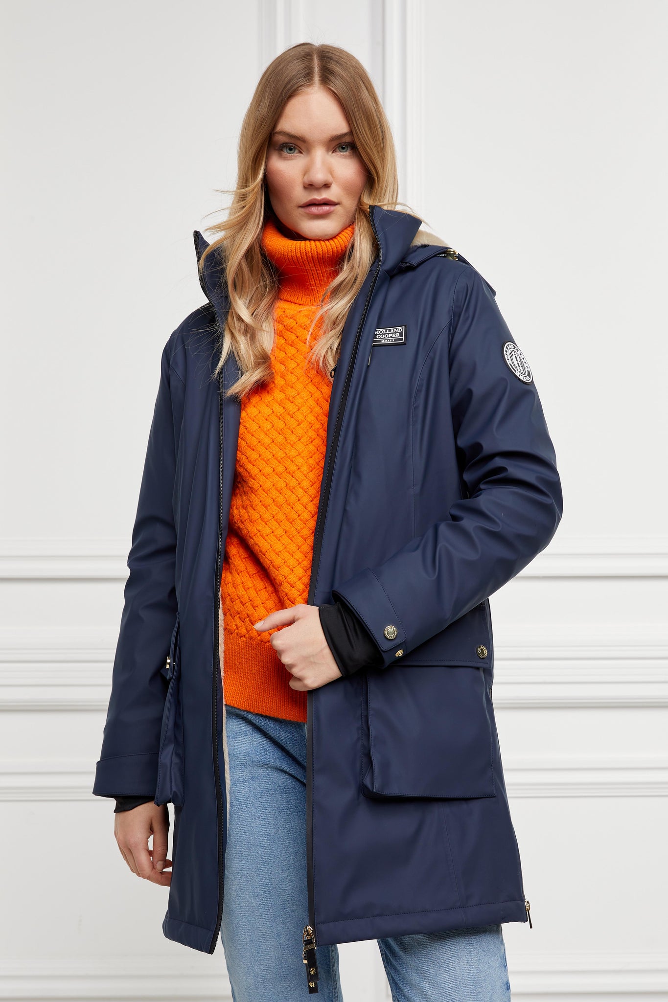 Brecon Winter Rain Coat (Ink Navy)