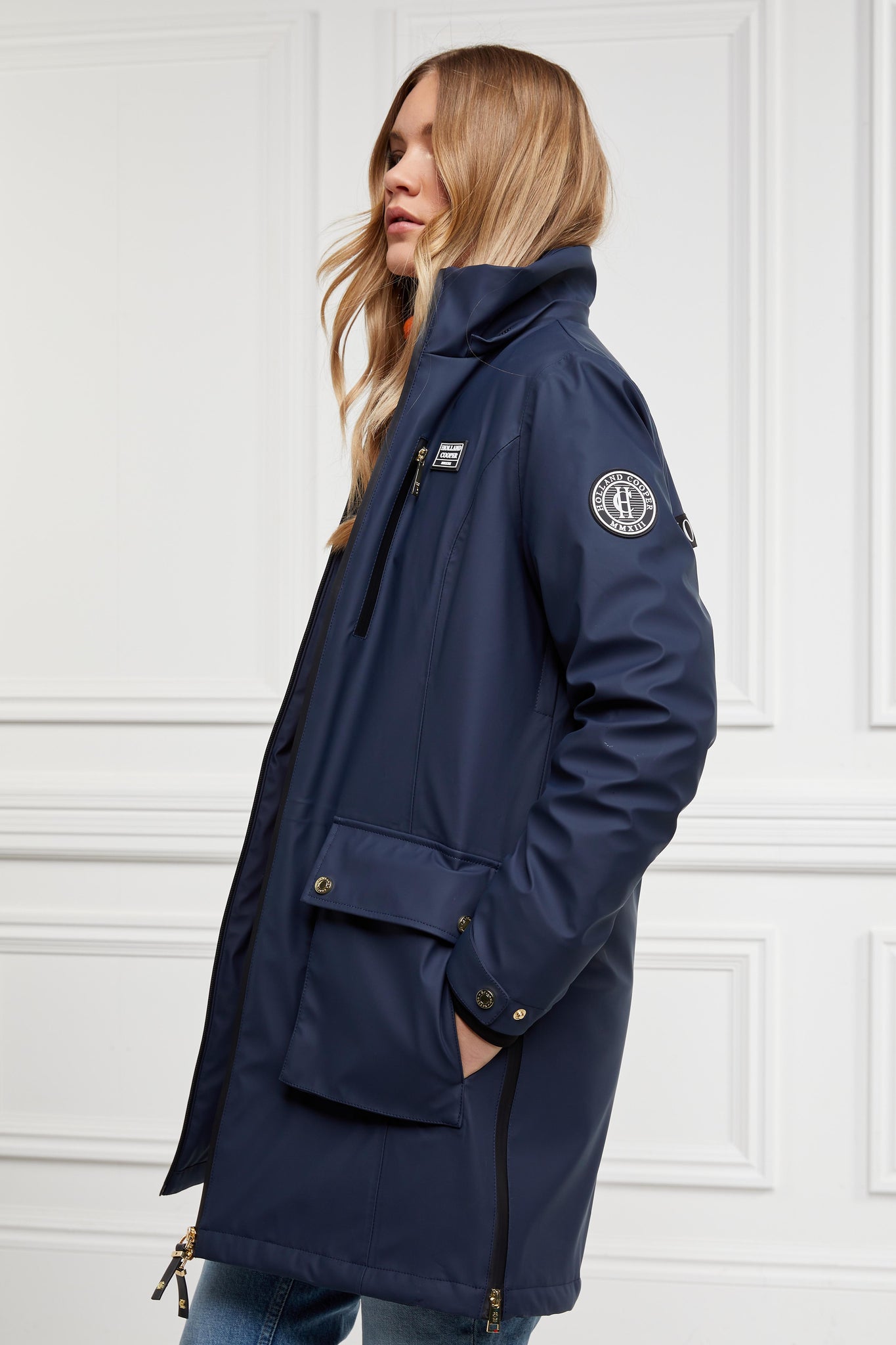 Brecon Winter Rain Coat (Ink Navy)