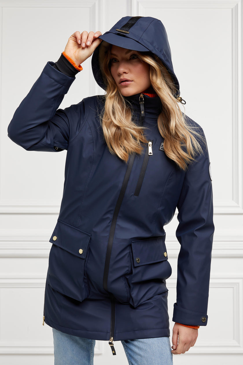 Brecon Winter Rain Coat (Ink Navy)