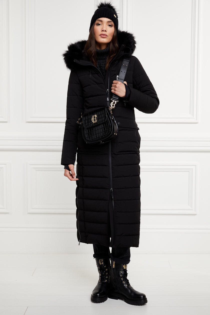 Finsworth Longline Coat (Black)