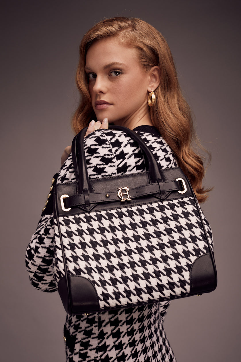 Ellenborough Mini Tote (Houndstooth)