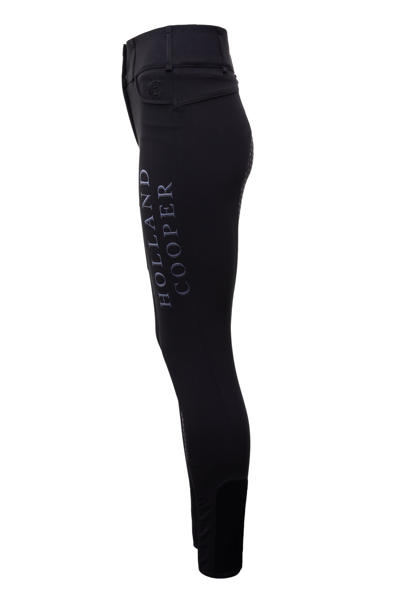 Holland Cooper Thermal Ladies Full Grip Riding Tights - Black