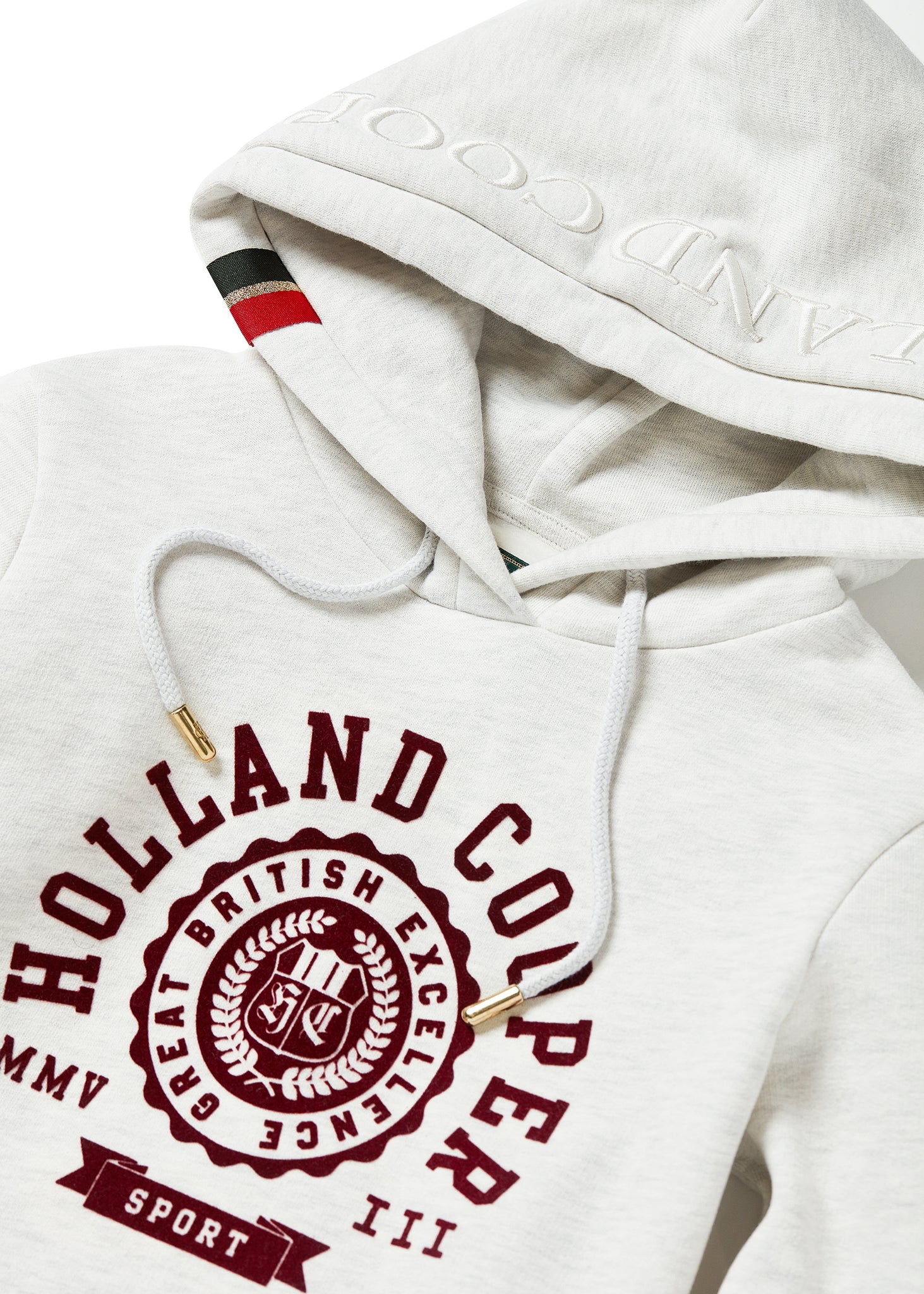 Collegiate Flock Hoodie (Ice Marl)