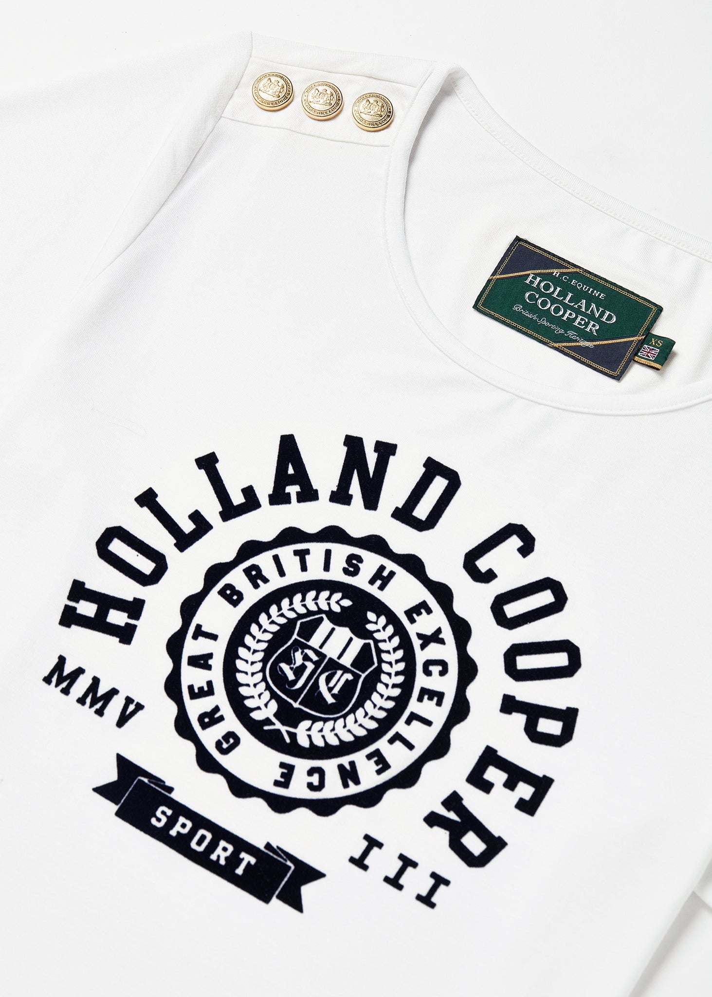 Collegiate Flock Tee (White)