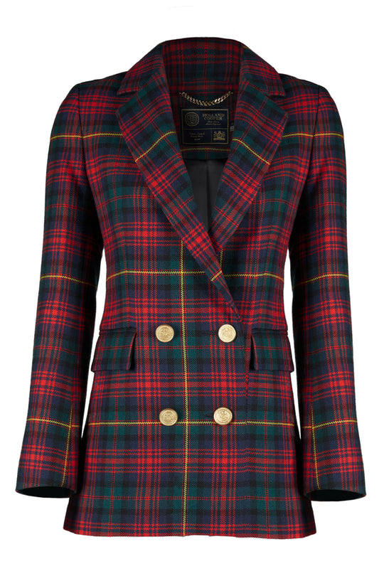 Double Breasted Blazer (Logan Tartan) – Holland Cooper