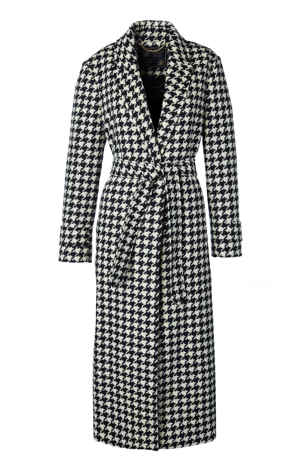 Wrap Coat (Large Scale Houndstooth) – Holland Cooper