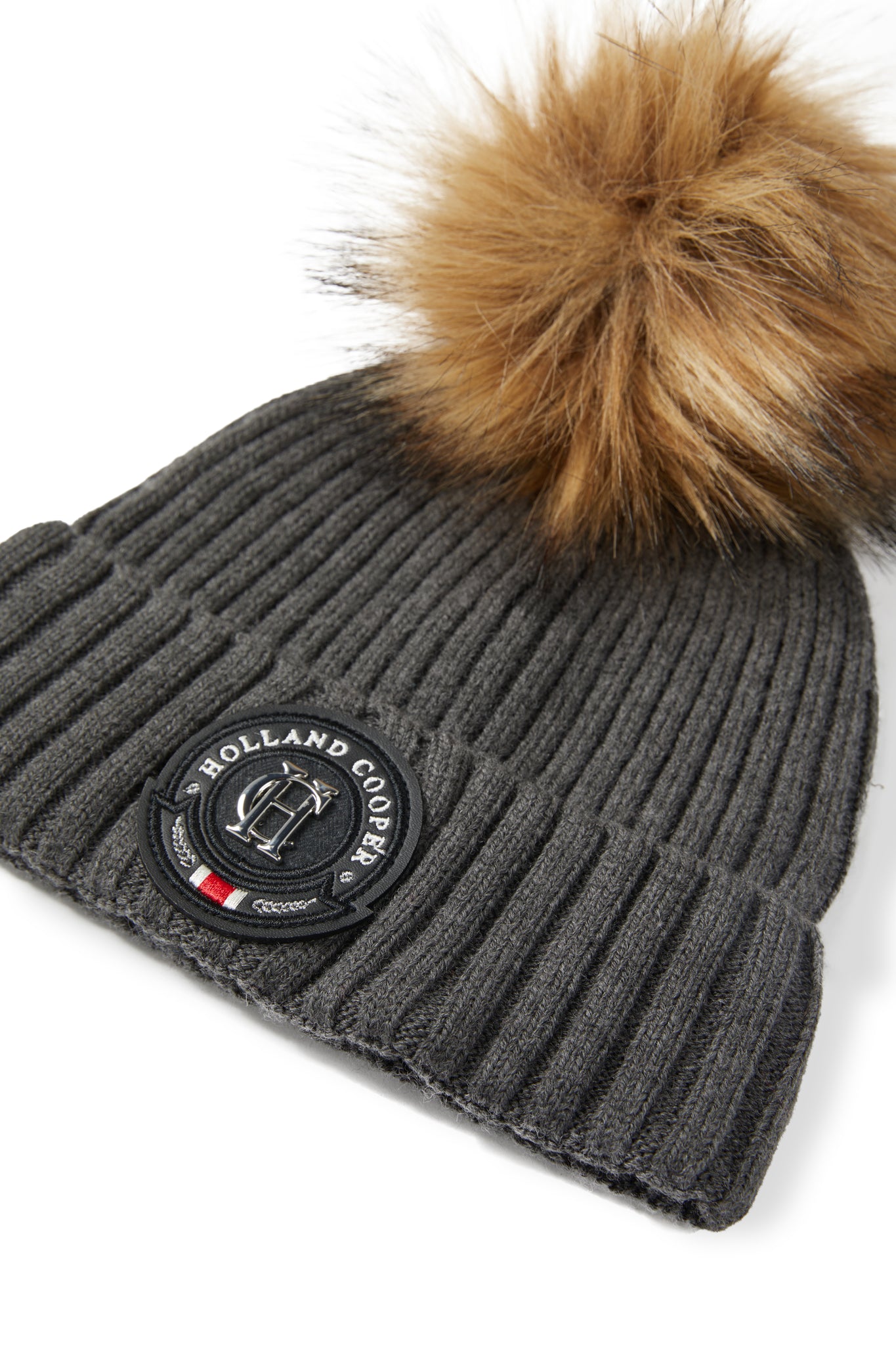 Equi Knit Bobble Hat (Charcoal)