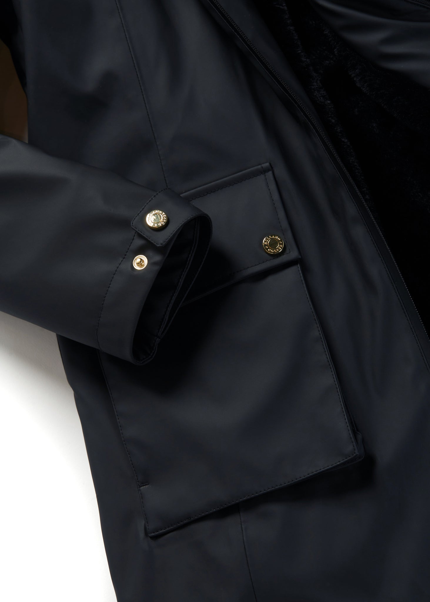 Brecon Winter Rain Coat (Black)