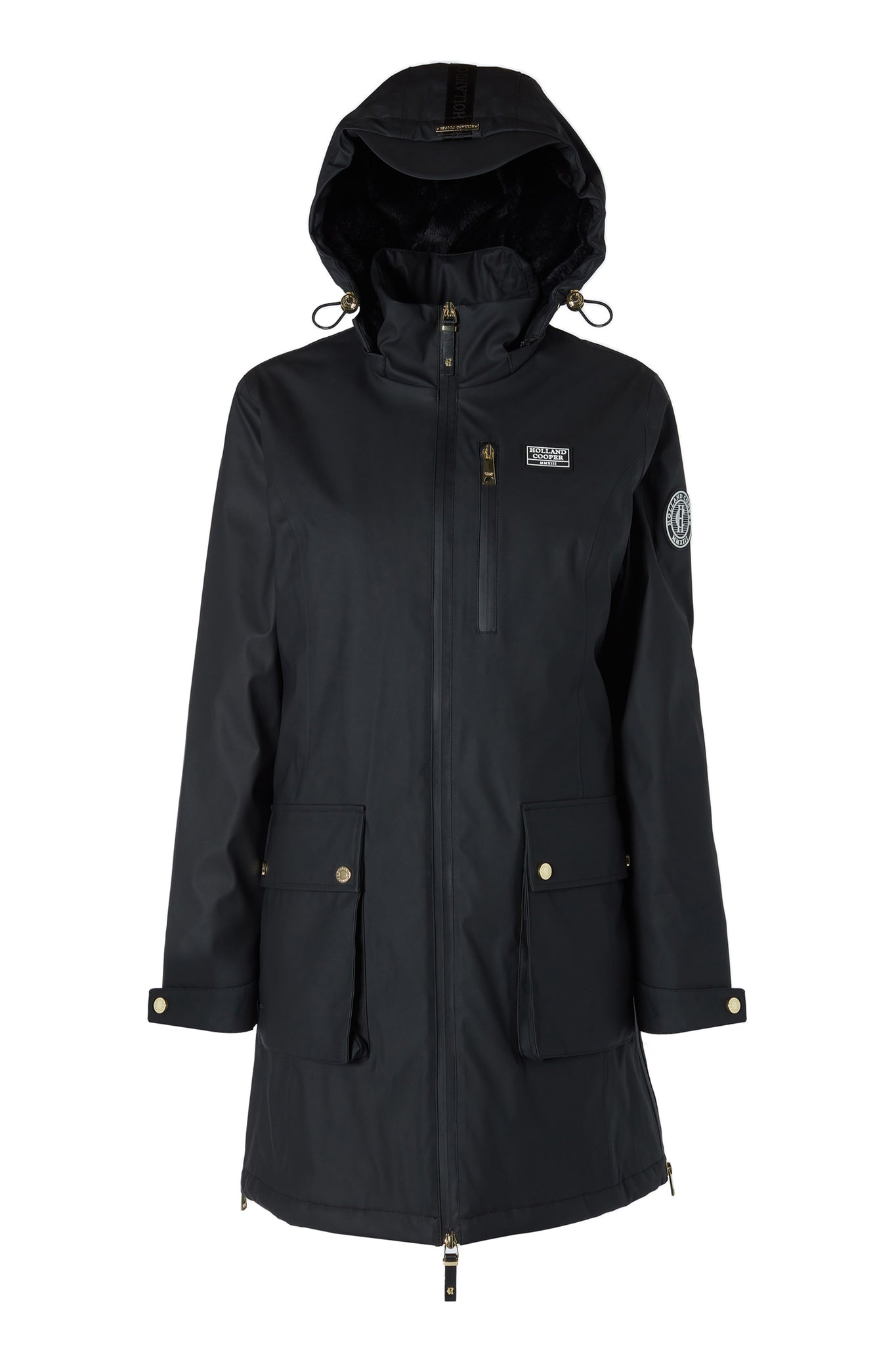 Brecon Winter Rain Coat (Black)