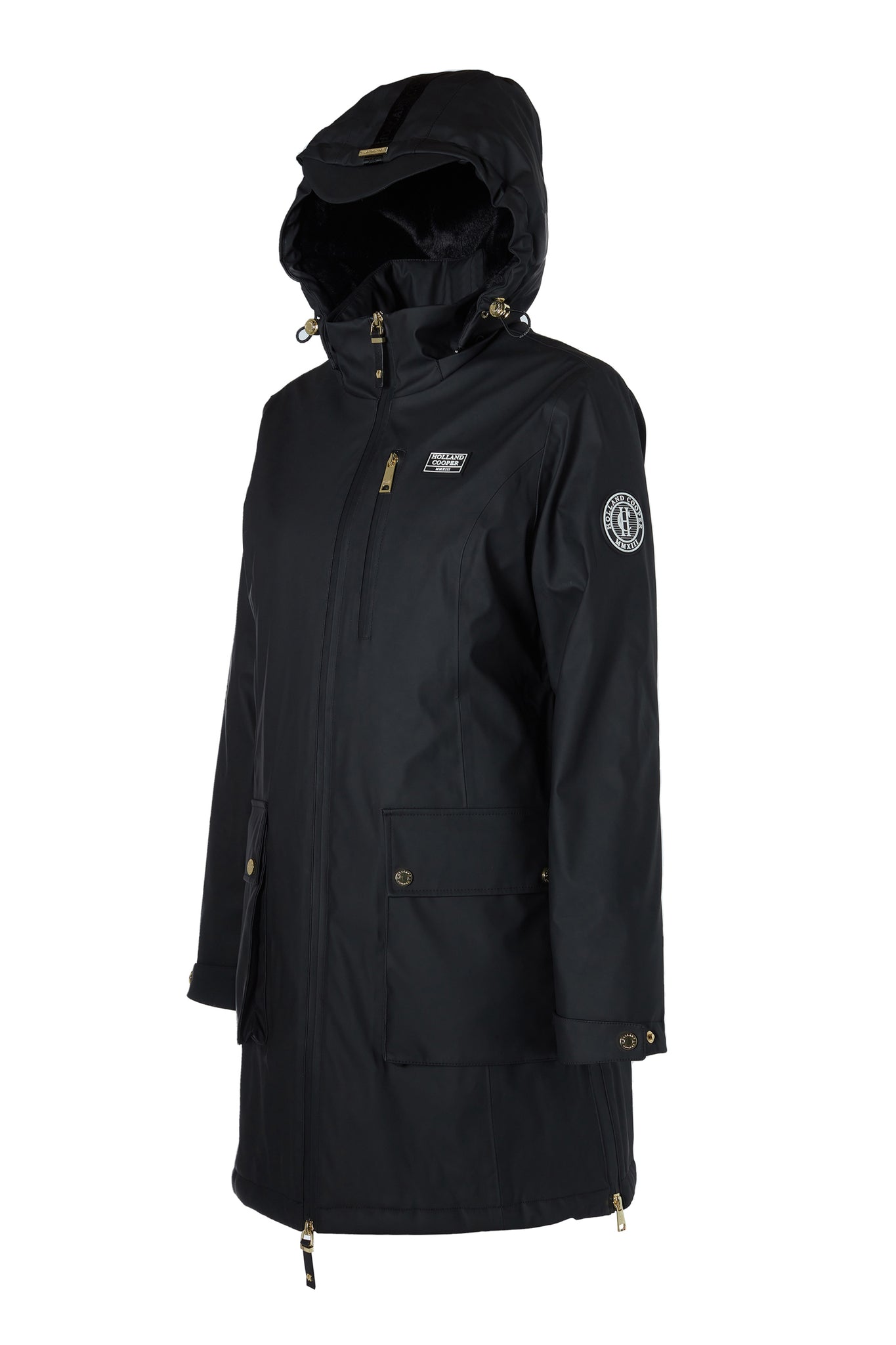 Brecon Winter Rain Coat (Black)